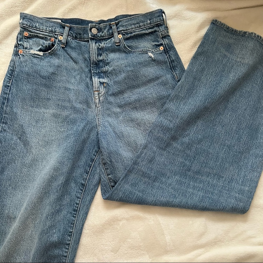 GAP wide leg denim jeans